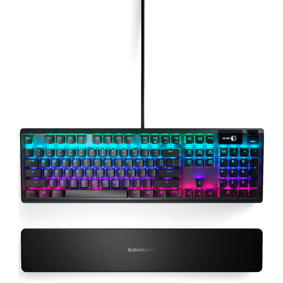 

SteelSeries Apex 5 Hybrid Mechanical RGB Gaming Keyboard, English