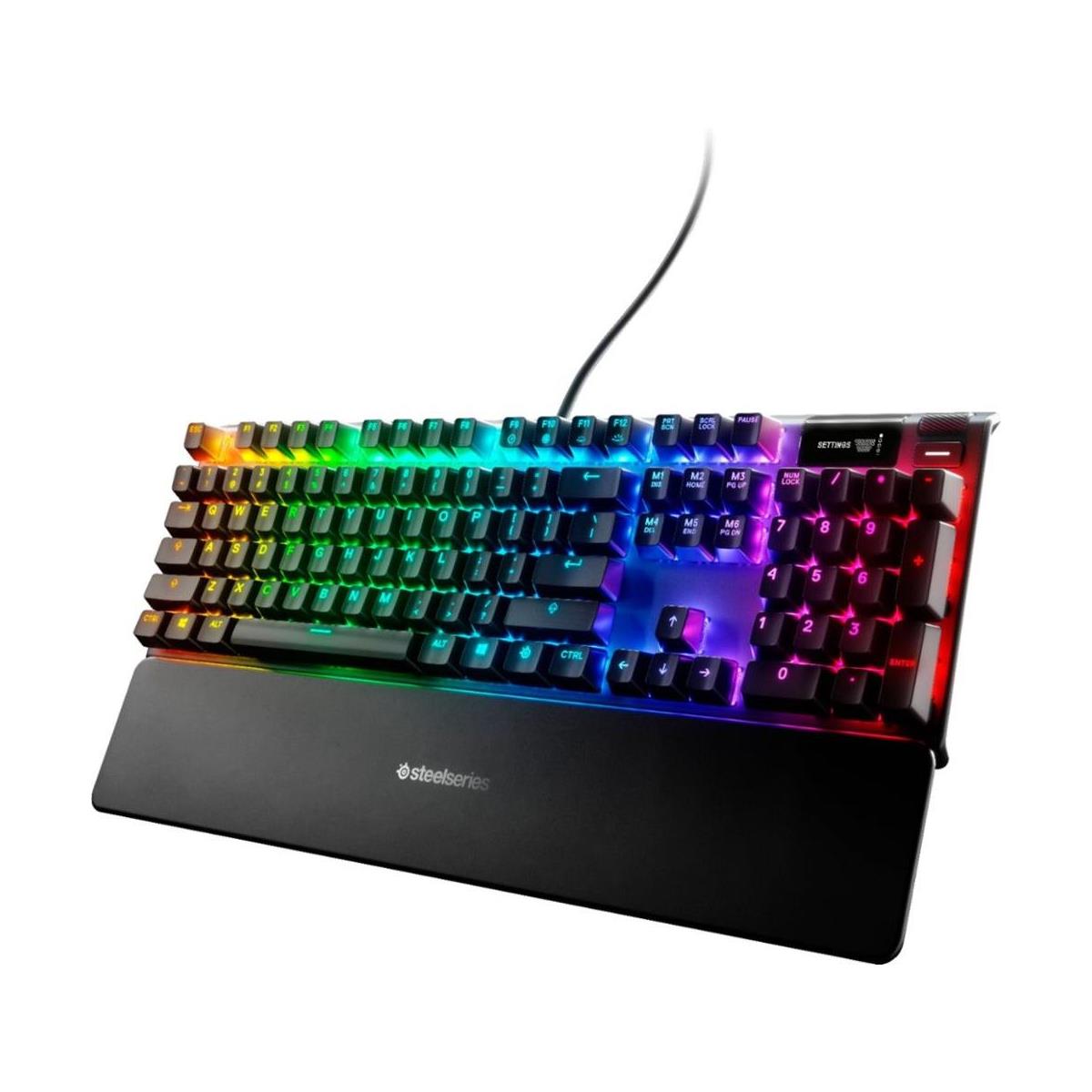 

SteelSeries Apex 7 104-Key RGB Mechanical Gaming Keyboard, Red Switch