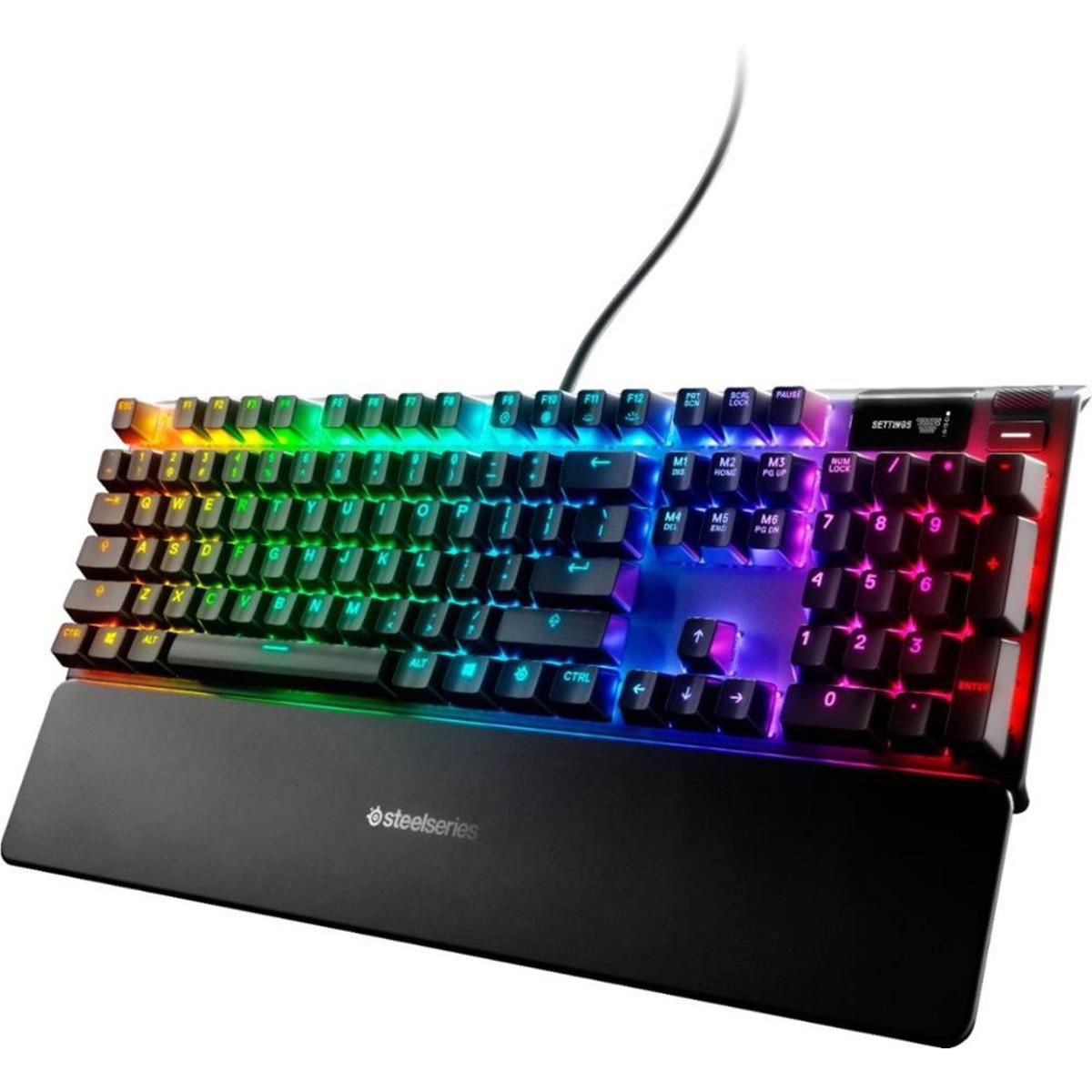 

SteelSeries Apex 7 104-Key RGB Mechanical Gaming Keyboard, Red Switch