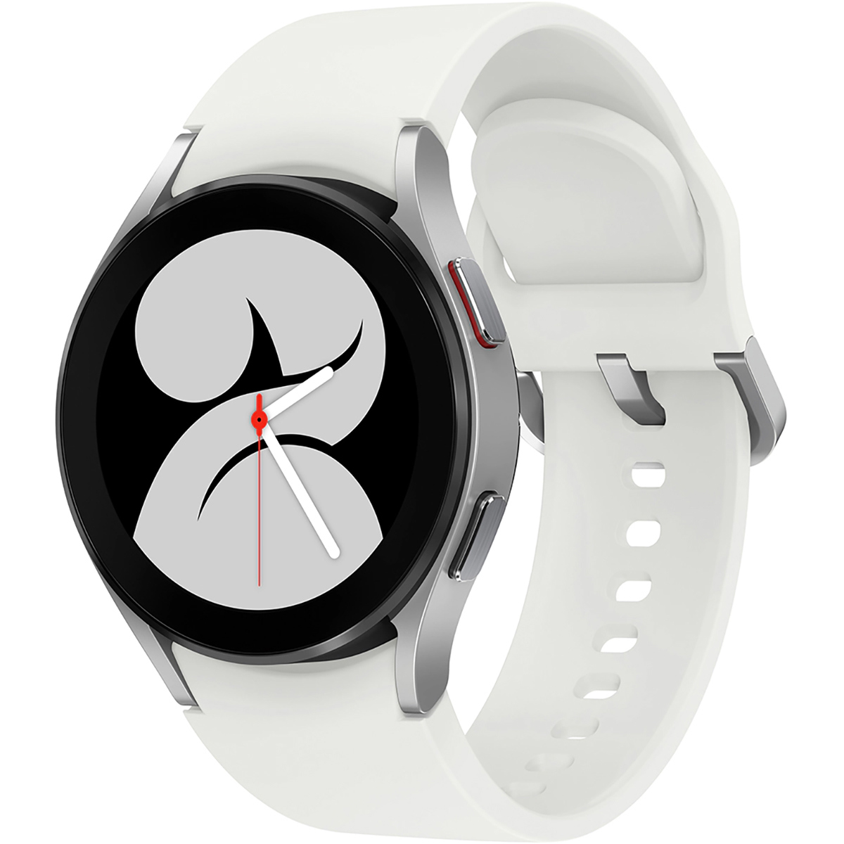 

Samsung Galaxy Watch4 GPS + LTE, 40mm White Sport Band Silver Aluminum Case