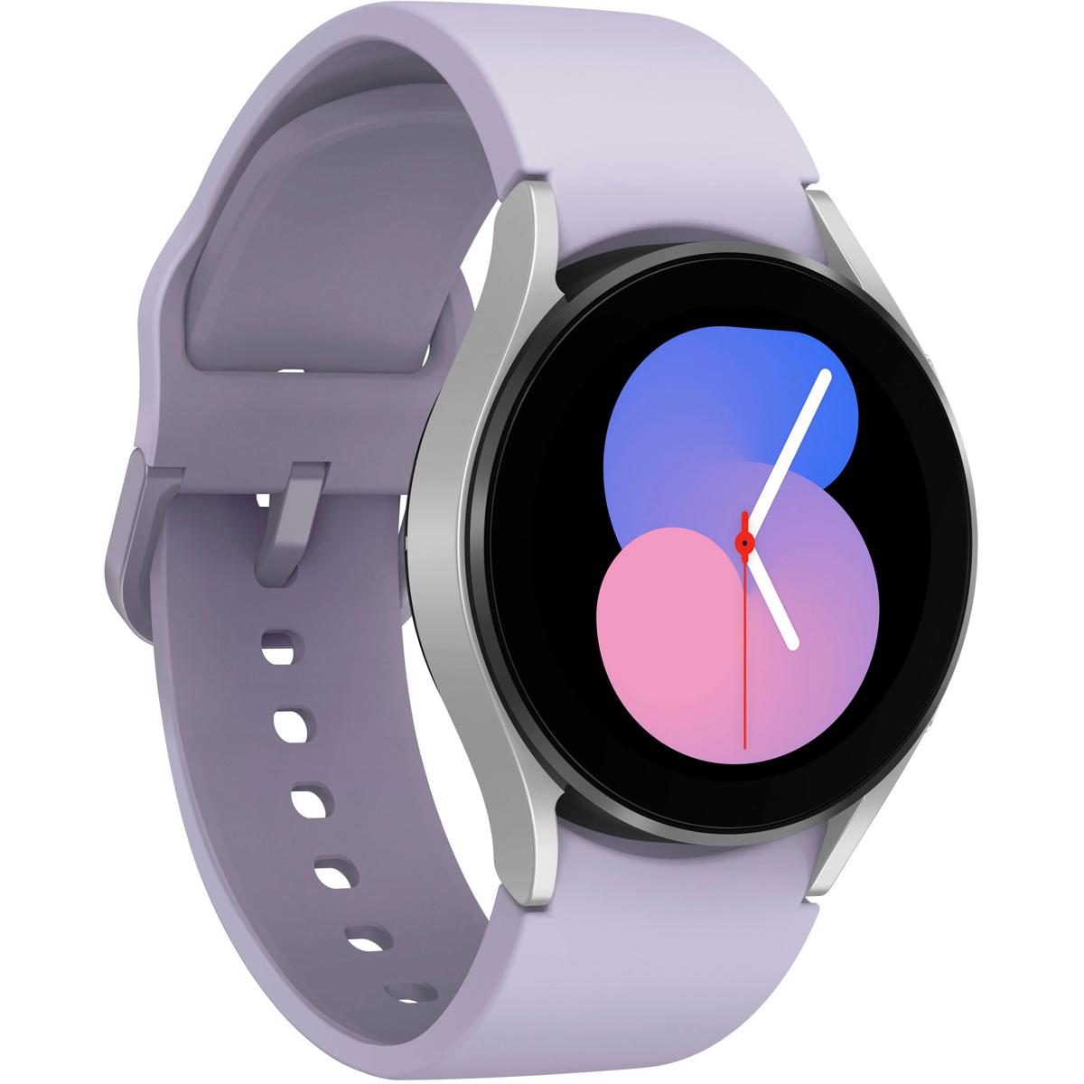 

Samsung Galaxy Watch5 GPS + Bluetooth, 40mm Aluminum Case with Sport Band,Silver