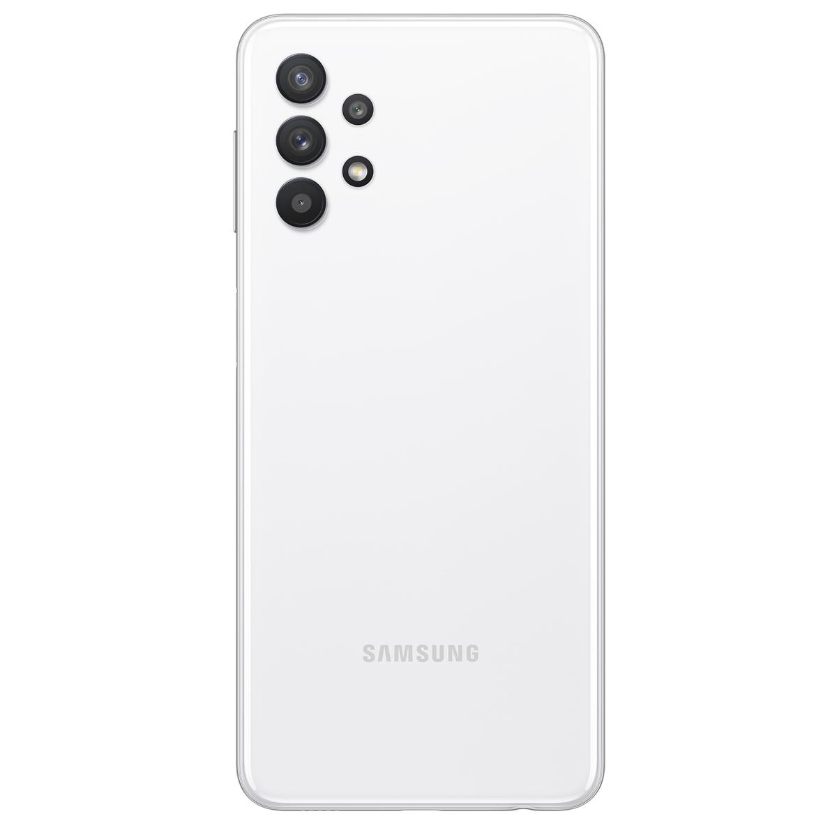 

Samsung Galaxy A32 A325M 6.4" 128GB Dual-SIM Smartphone, 4GB RAM, Unlocked,White