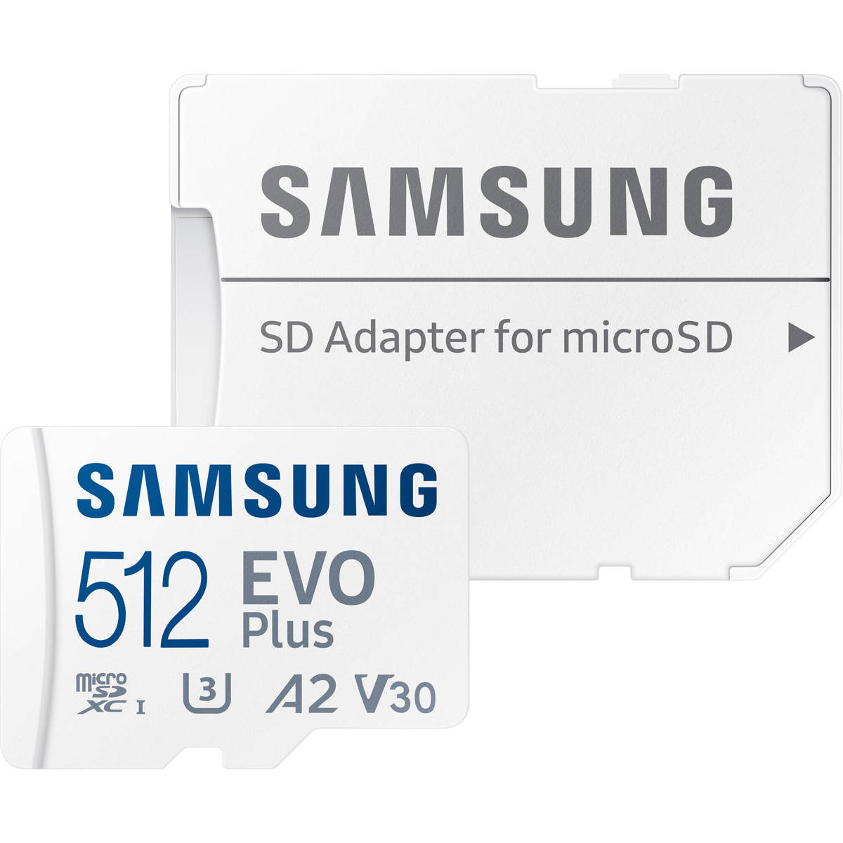 

Samsung EVO Plus 512GB UHS-I microSDXC Memory Card with SD Adapter