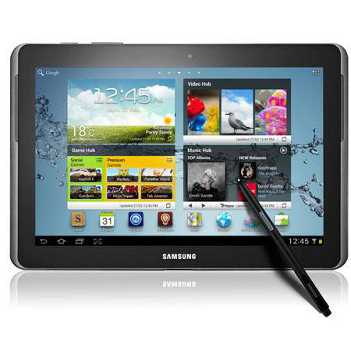 

Samsung Galaxy Note 10.1" Tablet, 2GB RAM, 16GB Storage, Android 4.0, White