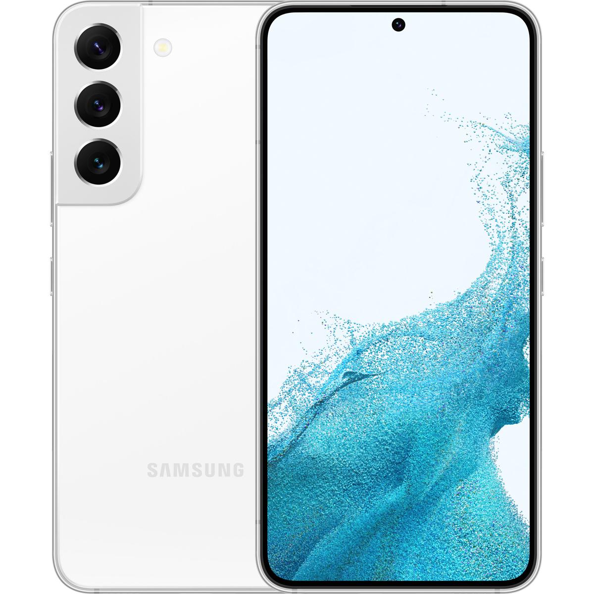 

Samsung S22+ 5G 6.6" 120Hz FHD+ 128GB 2-SIM GSM/CDMA Smartphone, Unlocked, White