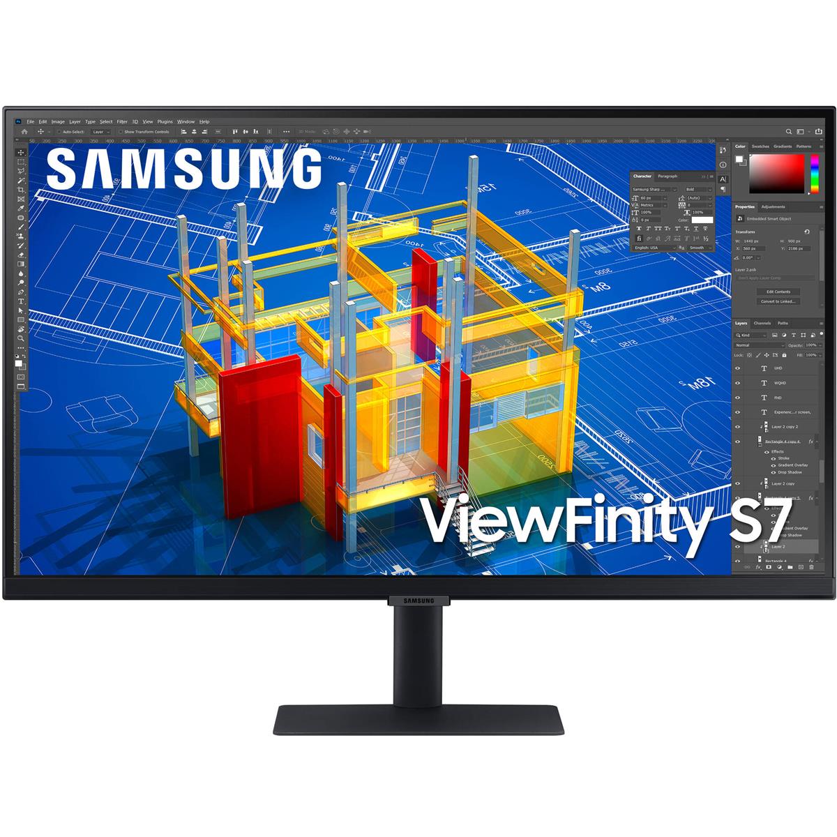 Image of Samsung ViewFinity S70A 27&quot; 16:9 4K UHD IPS LCD HDR Monitor