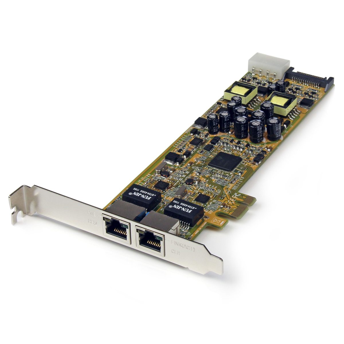 

StarTech Dual Port PCI Express Gigabit Ethernet PoE/PSE Network Card Adapter