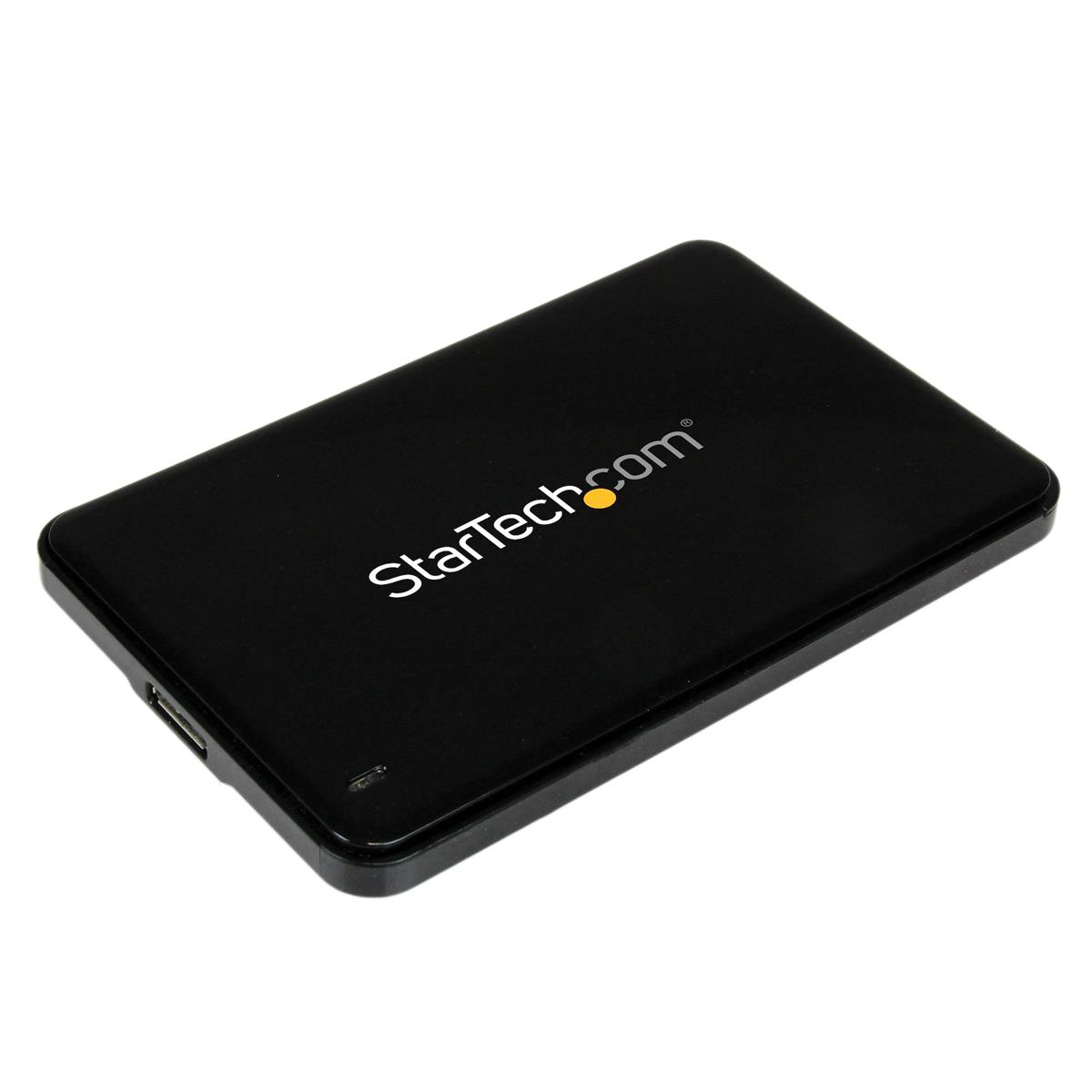 Image of StarTech 2.5&quot; USB 3.0 SATA Hard Drive Enclosure for Slim 7mm SATA III SSD/HDD