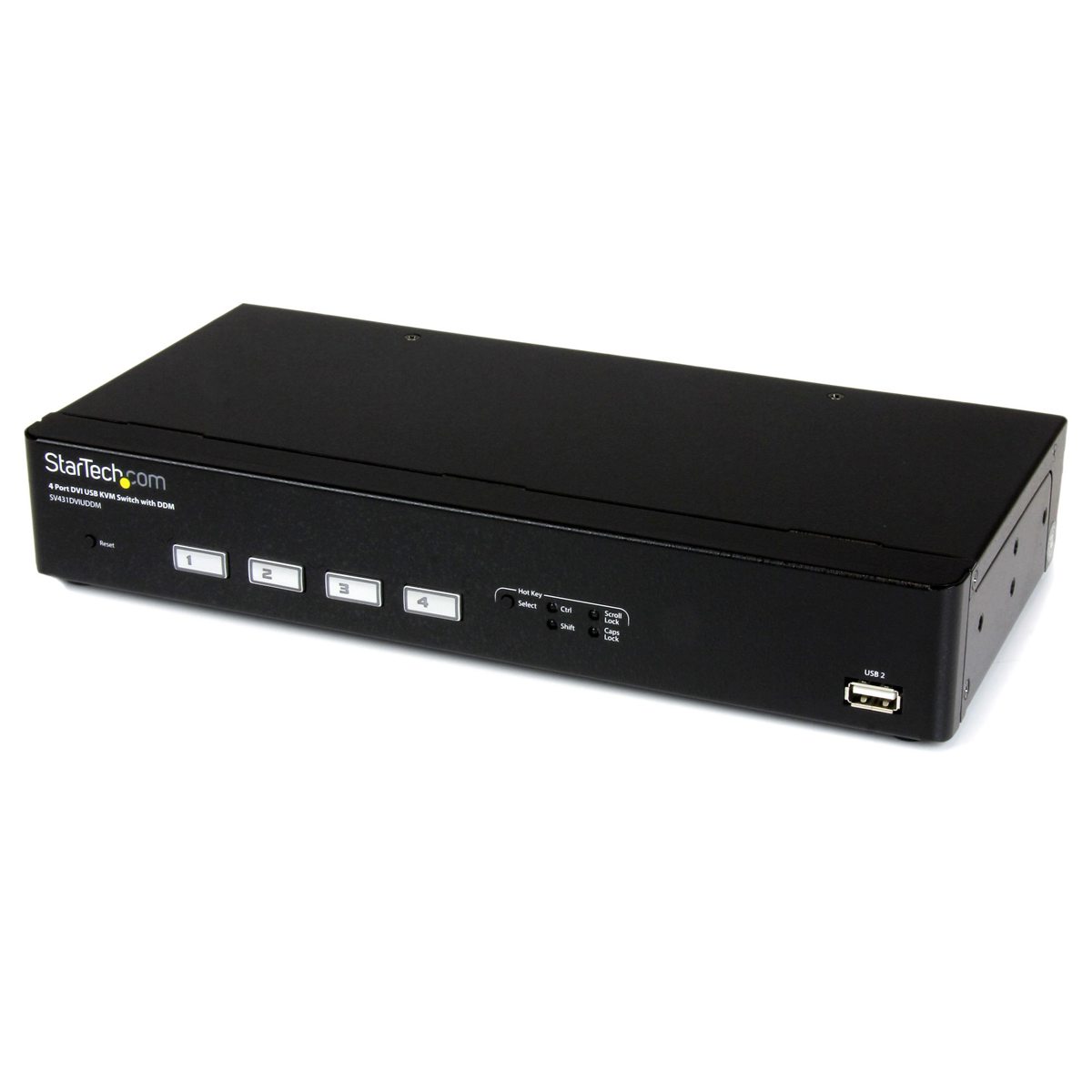 

StarTech 4 Port USB DVI KVM Switch with DDM Fast Switching Technology and Cables