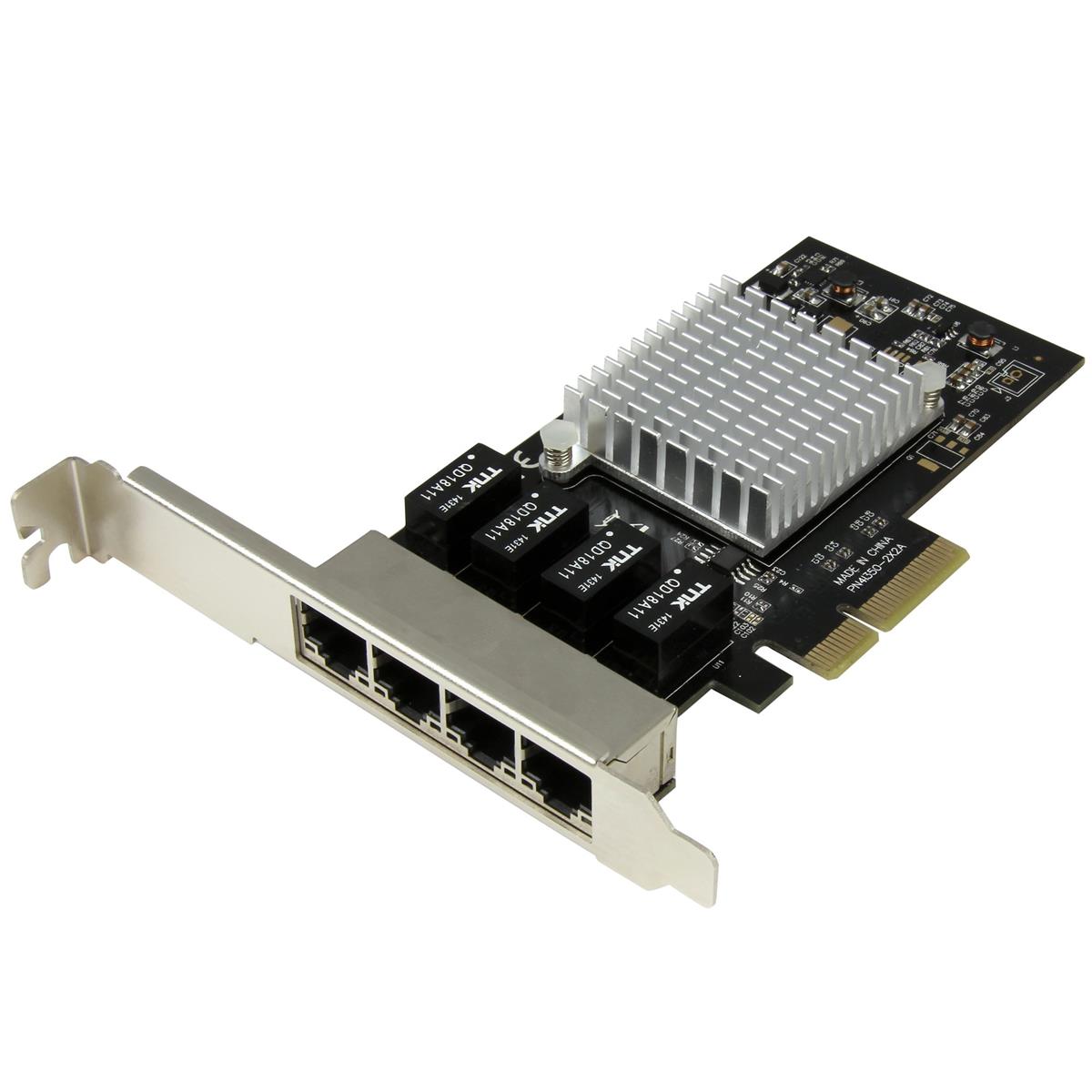 Image of StarTech 4-Port Intel I350 Gigabit Ethernet Network Card