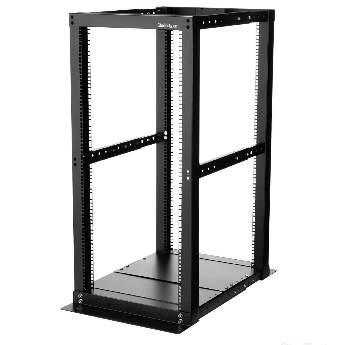 

StarTech 25U Flat Pack Adjustable Depth 4 Post Open Frame Server Rack Cabinet