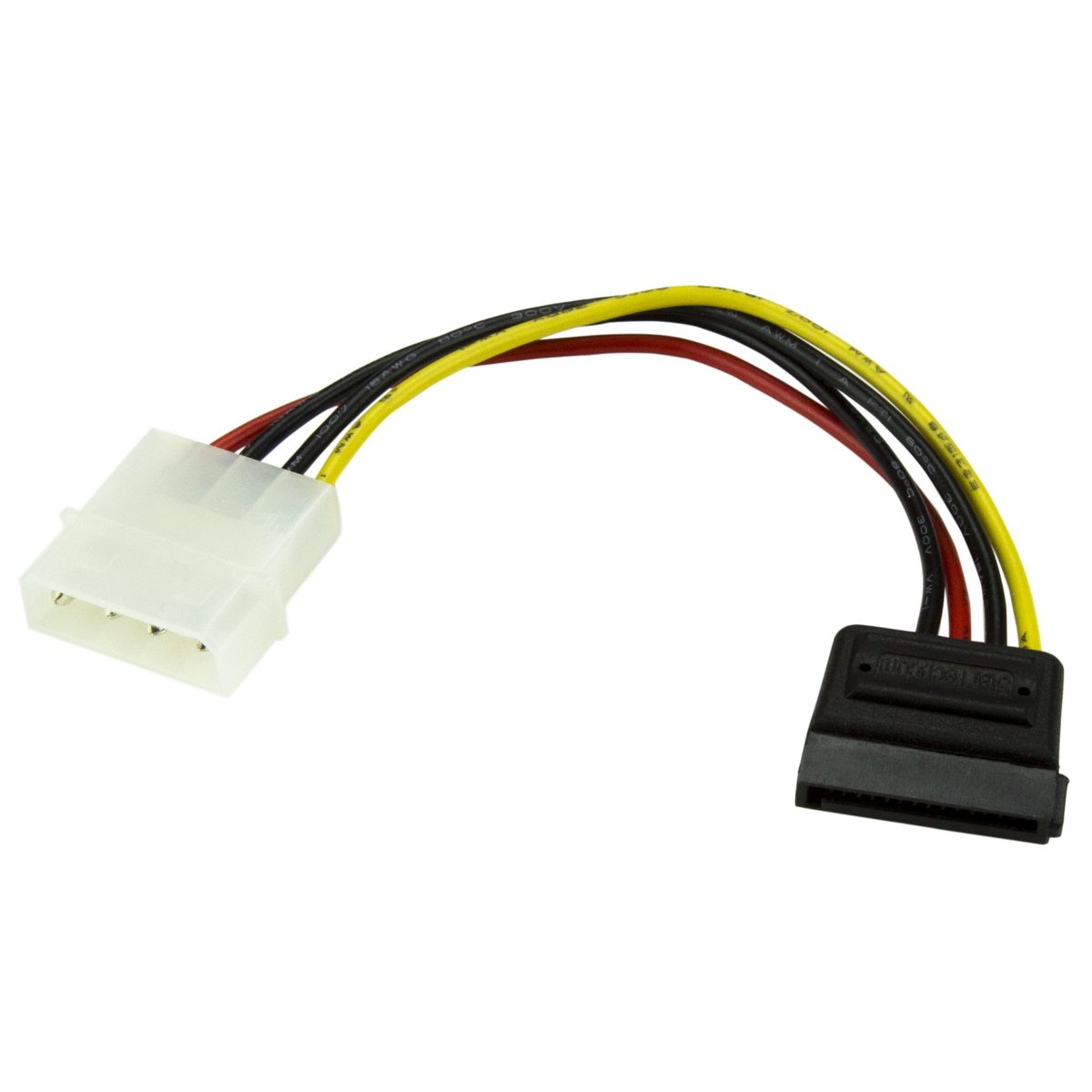 StarTech 4 Pin LP4 Molex Male to 15 Pin SATA Power Cable Adapter #SATAPOWADAP