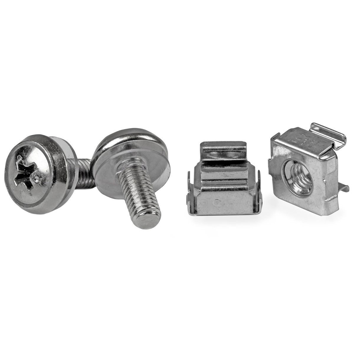 

StarTech M5x 12mm Screw and Cage Nut for Server Rack Cabinet, 50 Pack