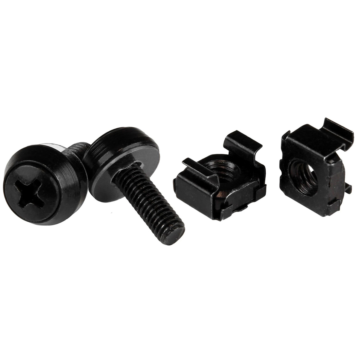 

StarTech 10-32 Threaded Cage Nuts and Screws for Server Rack Cabinets, 50-Pack