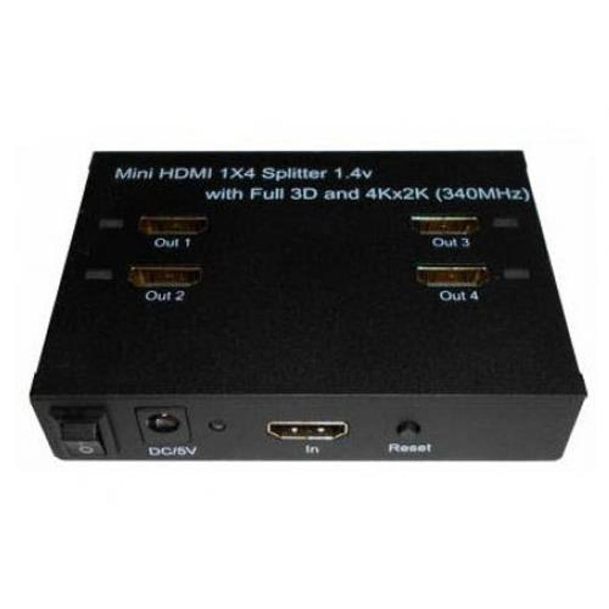 

SecuritytronixCT-HDVD-MINI1X4SPL Miniature 1x4 HD Splitter/Amplifier