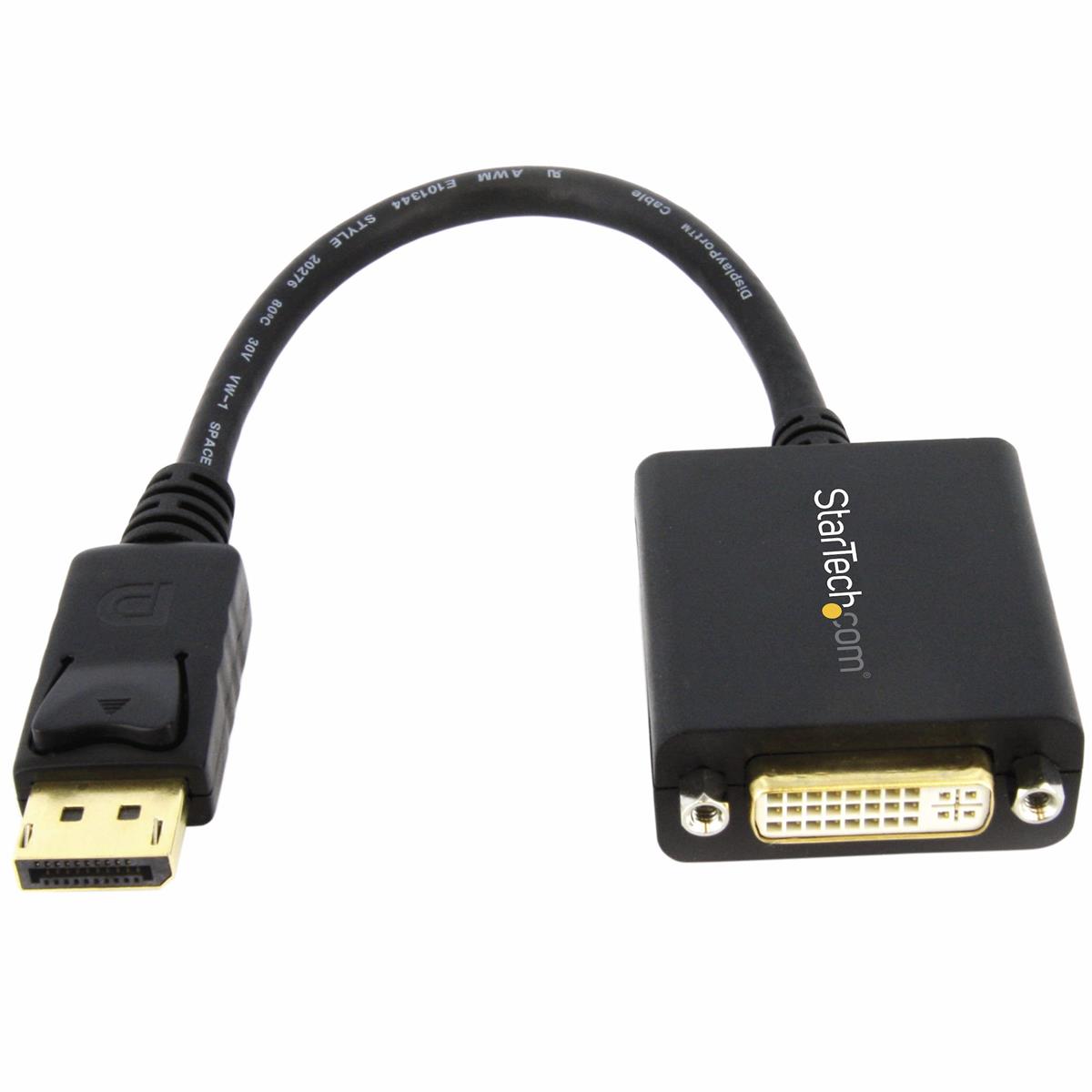 Image of StarTech Male DisplayPort to Female DVI Video Adapter Converter