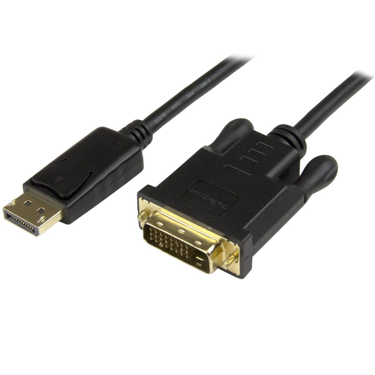 Image of StarTech 3' DisplayPort to DVI Converter Cable