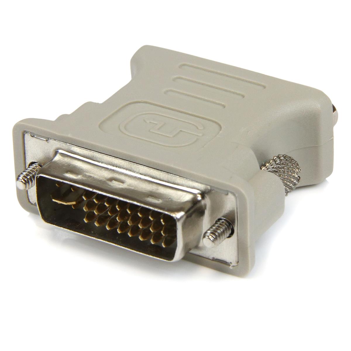 

StarTech 29 Pin DVI-I Male to 15 Pin VGA Female Cable Adapter, Beige