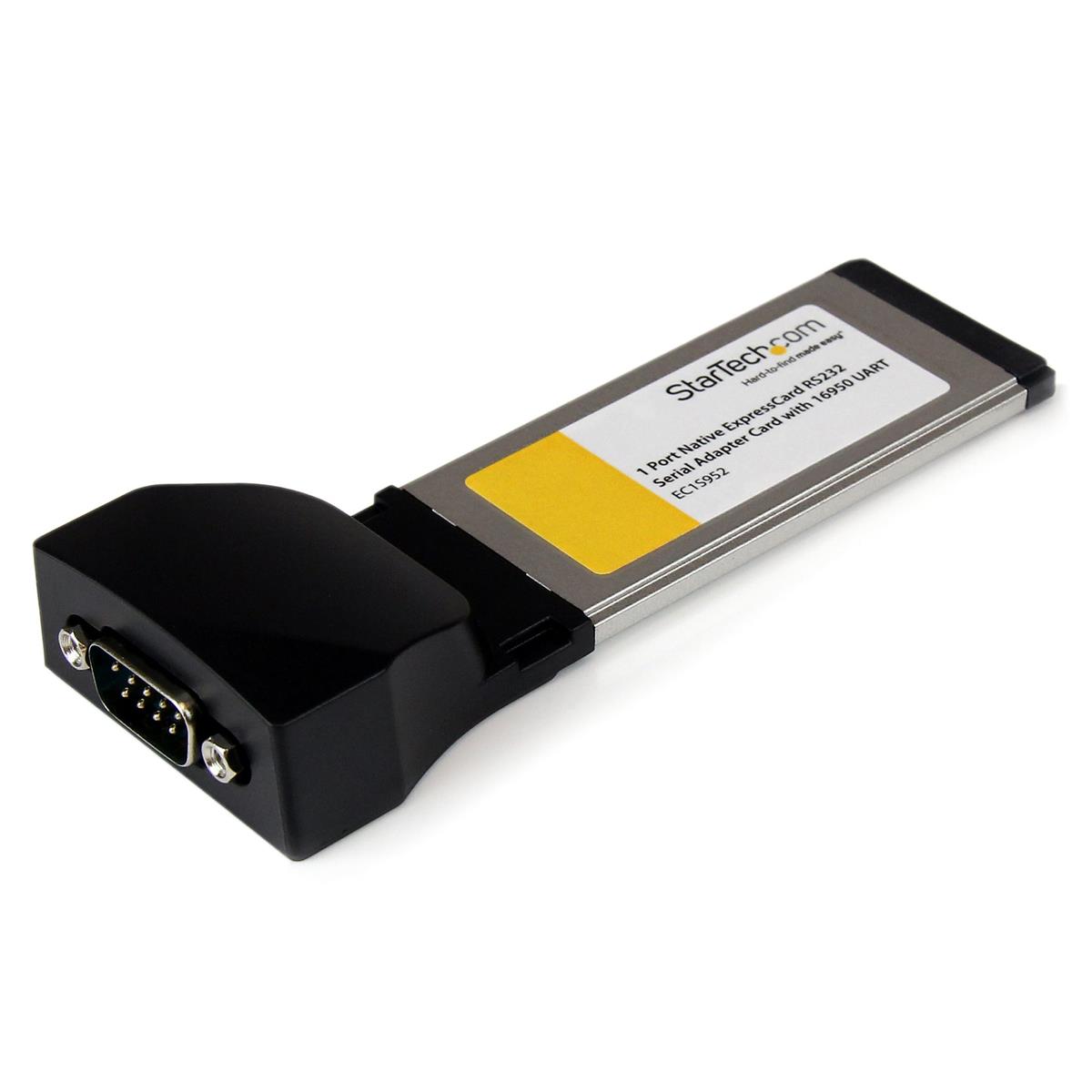 Image of StarTech 1 Port Native Expresscard RS232 Serial Adapter Card With 16950 UART