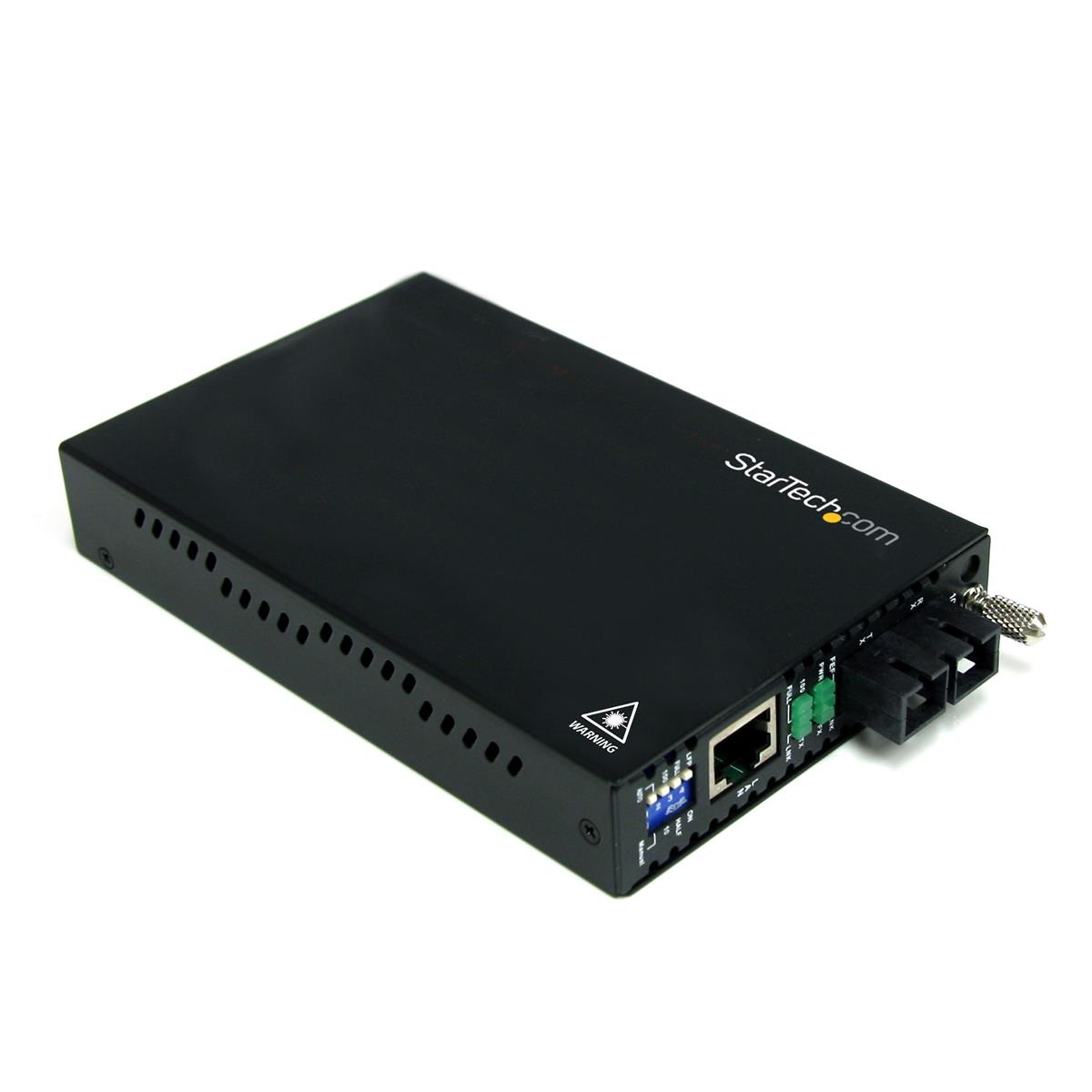Photos - Switch Startech.com StarTech 10/100 Mbps Multi Mode SC Fiber Media Converter ET90110SC2 