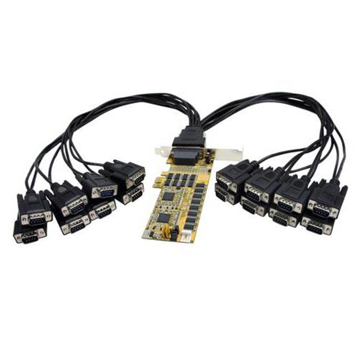 

StarTech 16 Port Low Profile RS232 PCI Express Serial Card with Cable