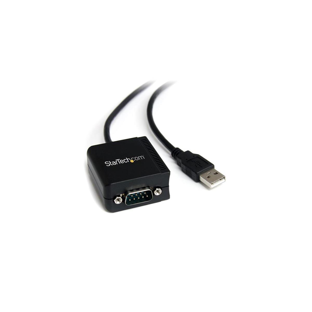 Image of StarTech 6' 1 Port FTDI USB to Serial RS232 Adapter Cable with COM Retention
