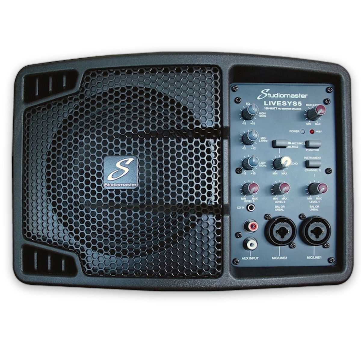 

Studiomaster LIVESYS5 5" 150W Multi-Purpose Active Personal Monitor System