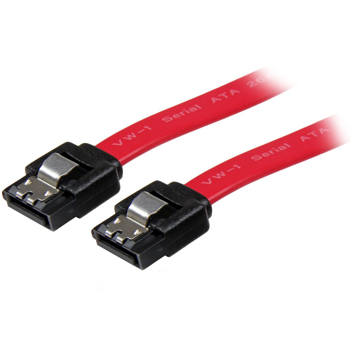 

StarTech 18" 7 Pin Latching SATA Cable, Red