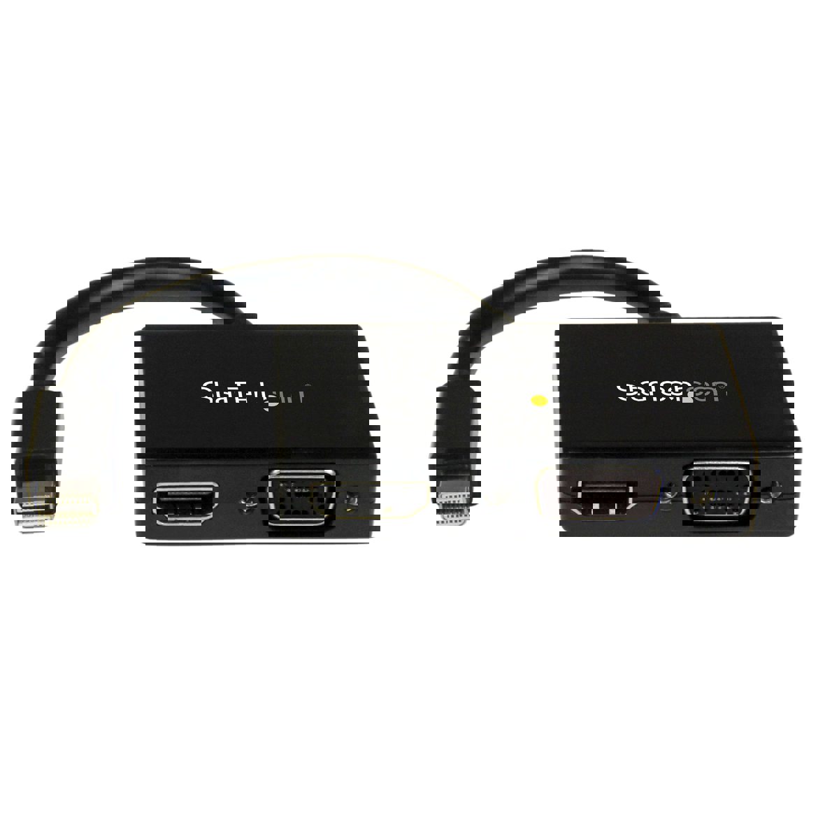 

StarTech 2-in-1 Mini DisplayPort to HDMI or VGA Adapter Converter, Black