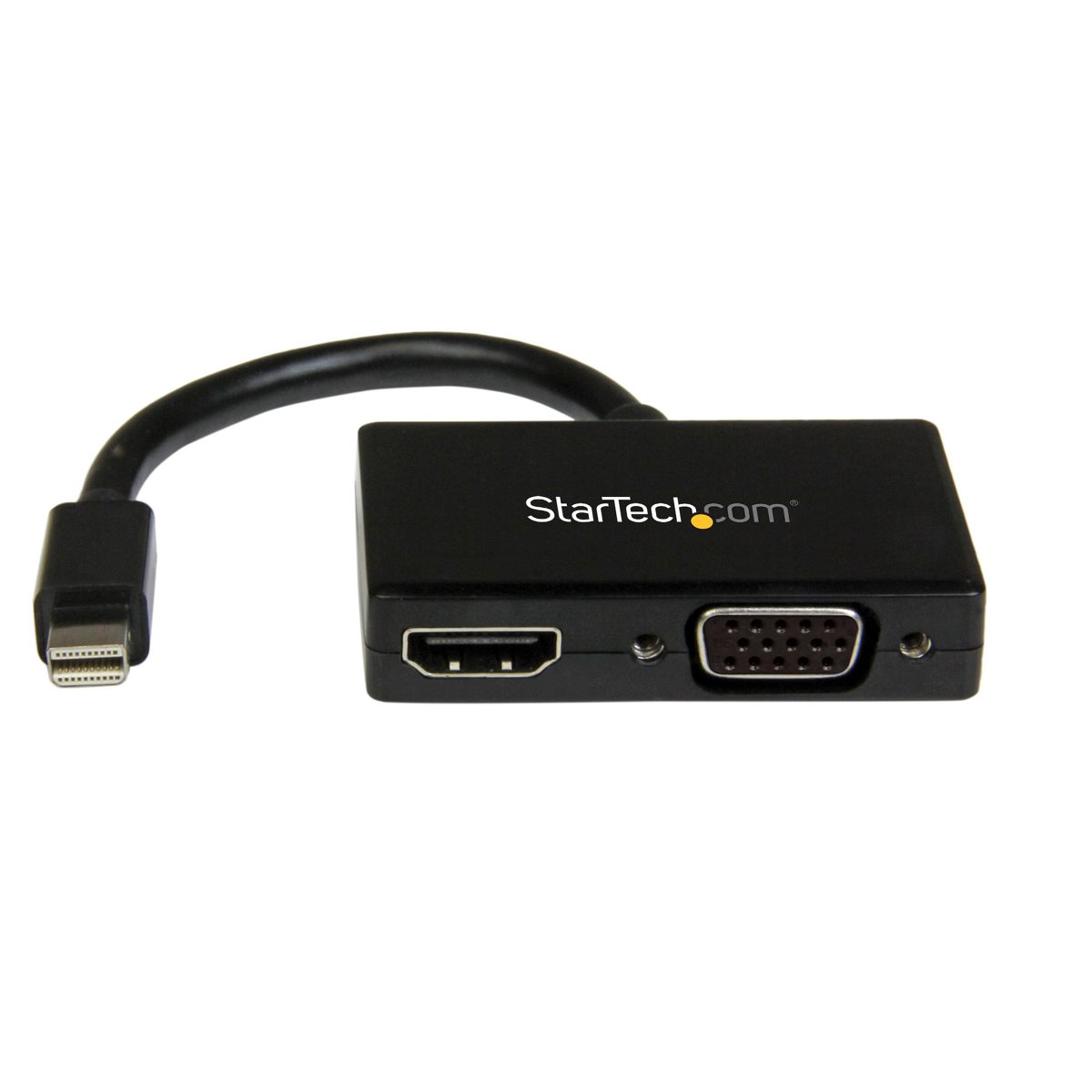 

StarTech 2-in-1 Mini DisplayPort to HDMI or VGA Adapter Converter, Black