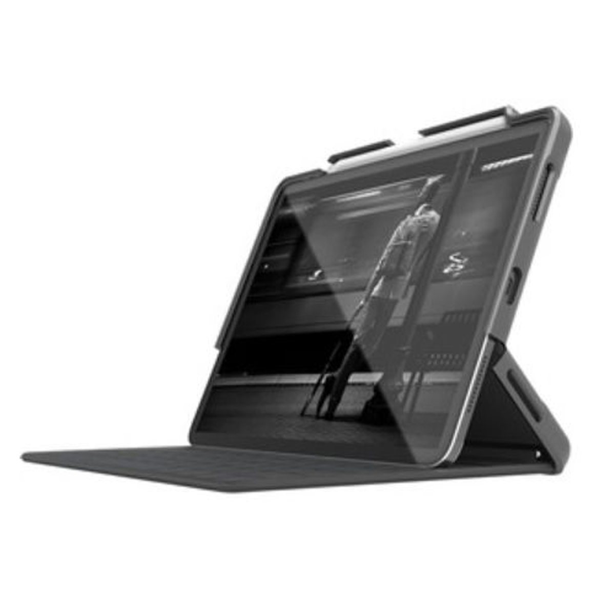 

STM Dux Shell Case for Folio & iPad Pro 12.9" 3rd Gen 2018, Black (Commercial)
