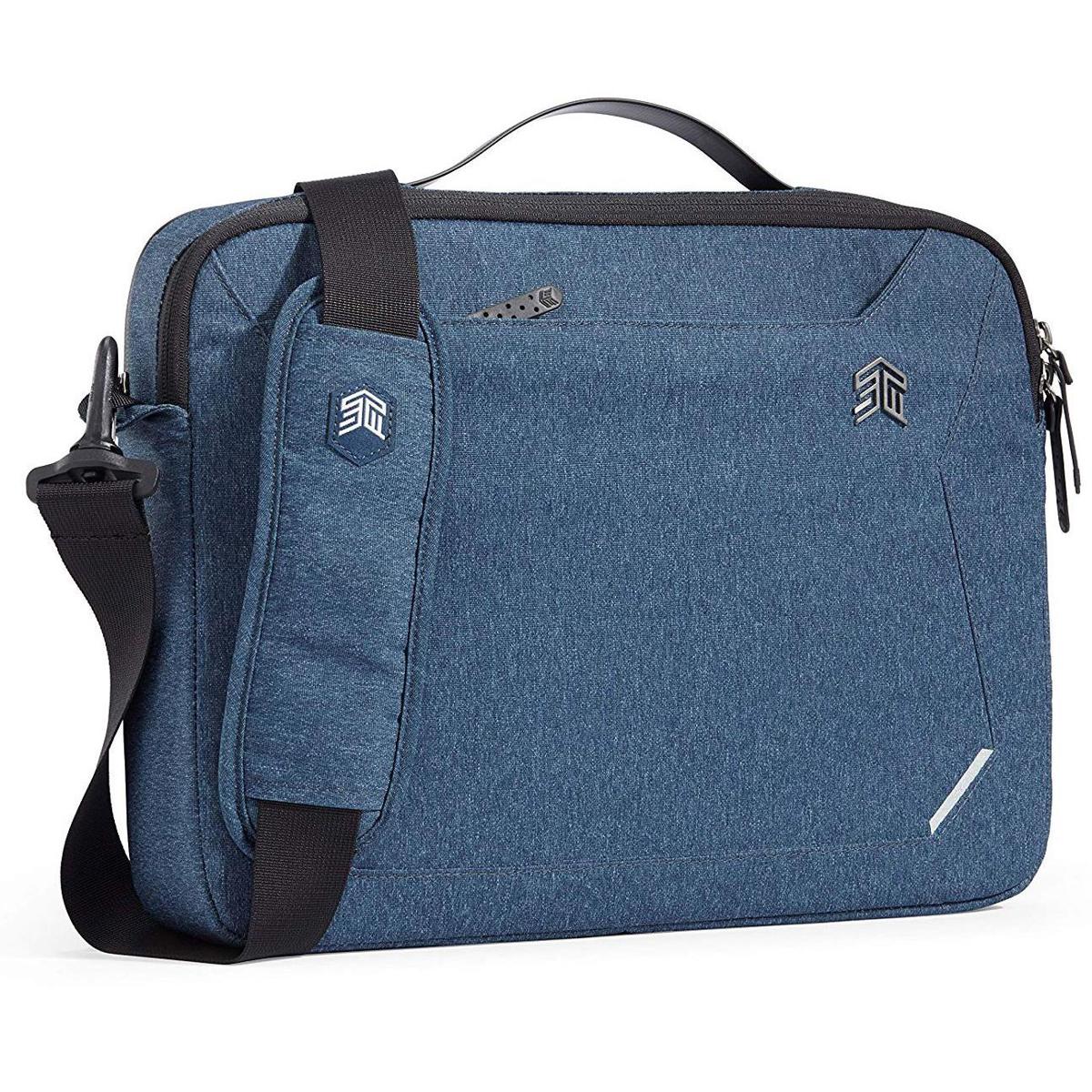 

STM Myth Fleece-Lined 8L Brief Case with Strap for 15" Laptop, Slate Blue