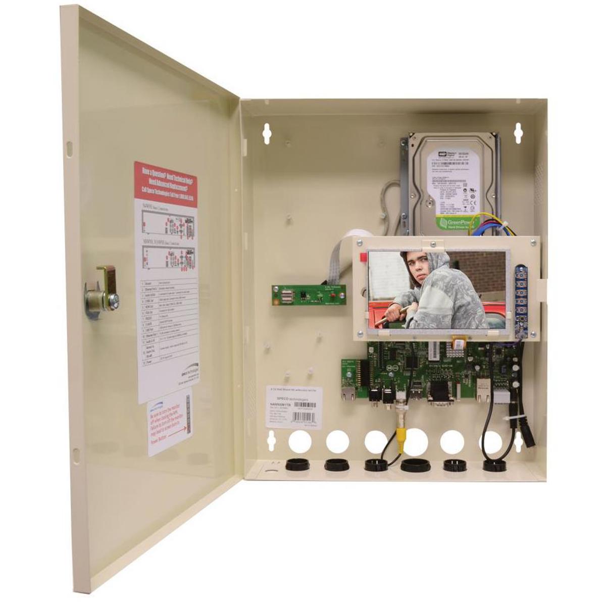 

Speco Technologies 16CH H.264 1080p Plug & Play Wall Mount NVR, Monitor & 9TBHDD