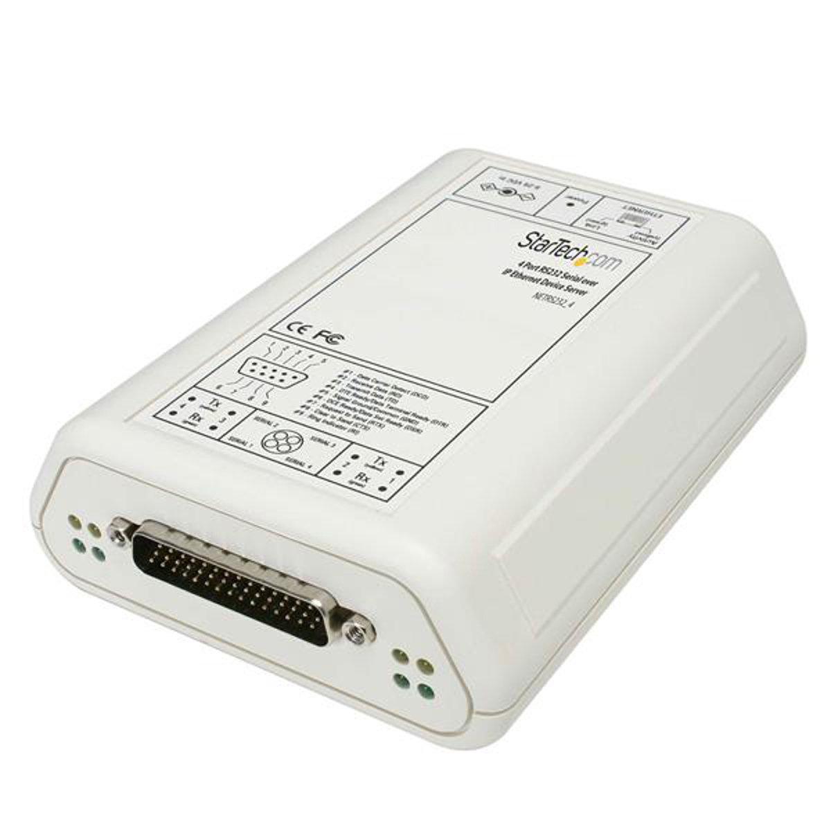 

StarTech 4 Port RS232 Serial Over IP Ethernet Device Server