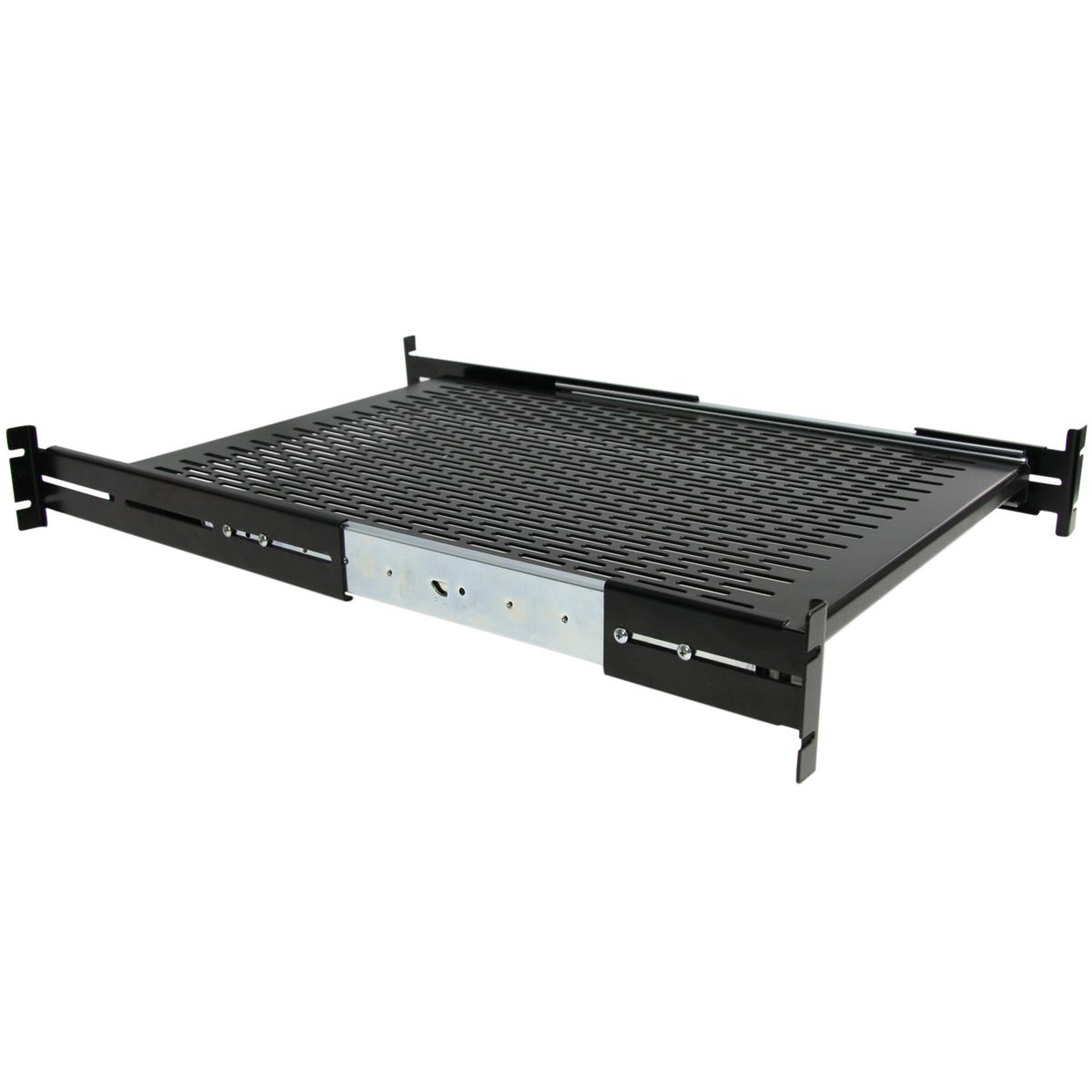 

StarTech 19" 2U Vented Sliding Rack Shelf with Mounting Depth, 50lbs Capacity
