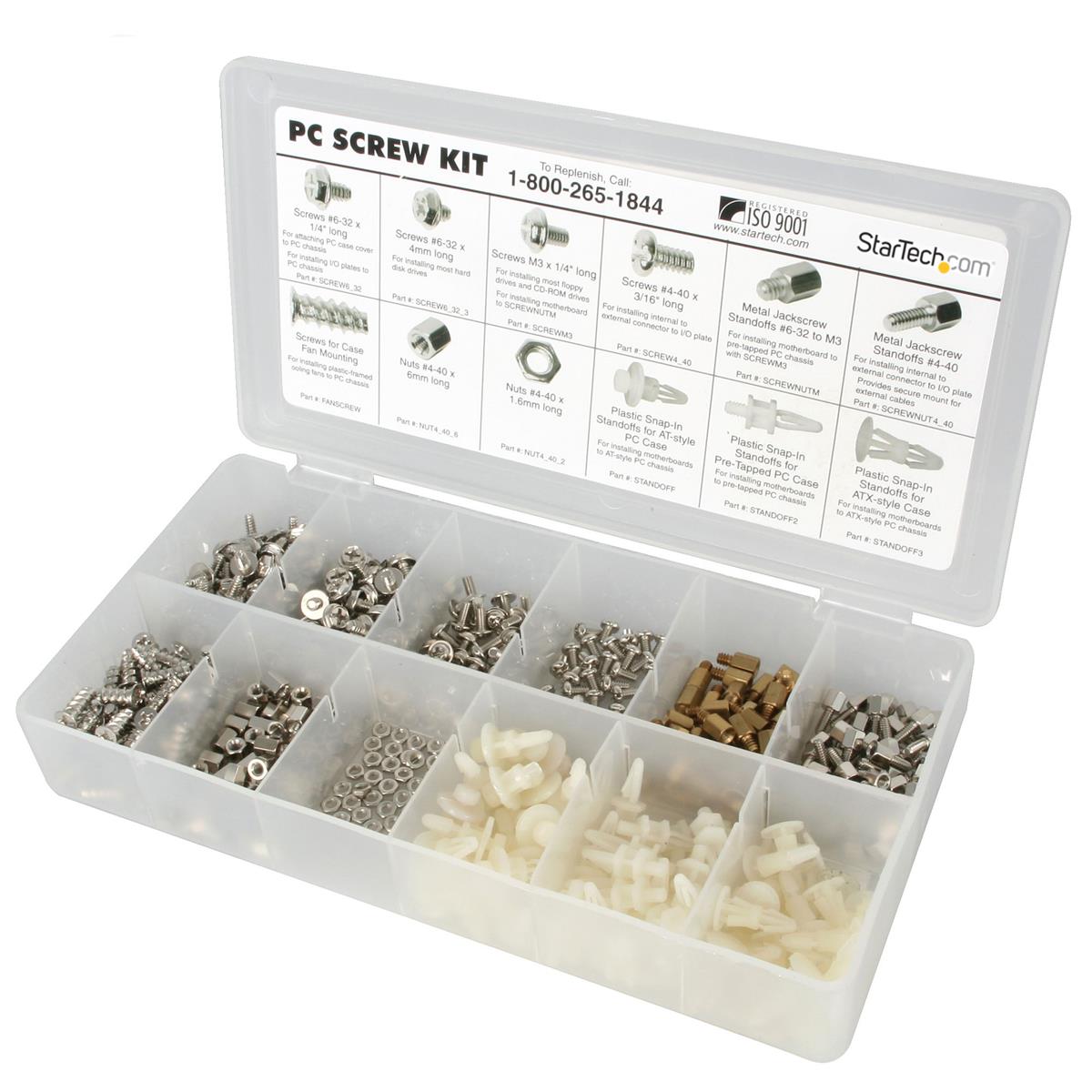 Image of StarTech Deluxe Assortment PC Screw Kit