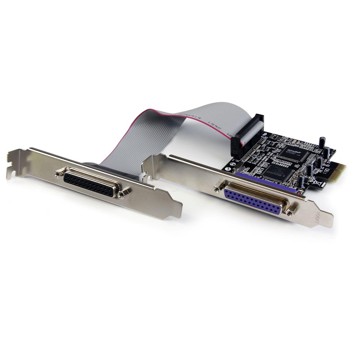 Image of StarTech 2 Port IEEE 1284 PCI Express/PCI-e Parallel Adapter Card