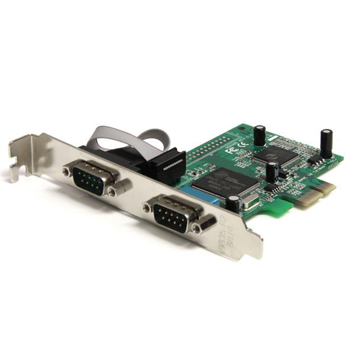 Image of StarTech 2 Port PCI Express RS232 Serial Adapter Card with 16950 UART