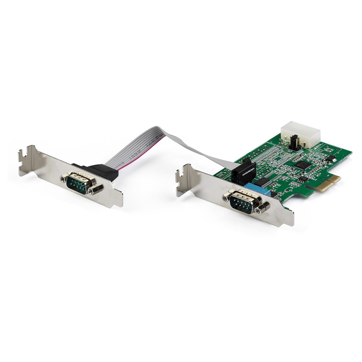 

StarTech 2 Port Low Profile Native RS232 PCI Express Serial Card with 16950 UART