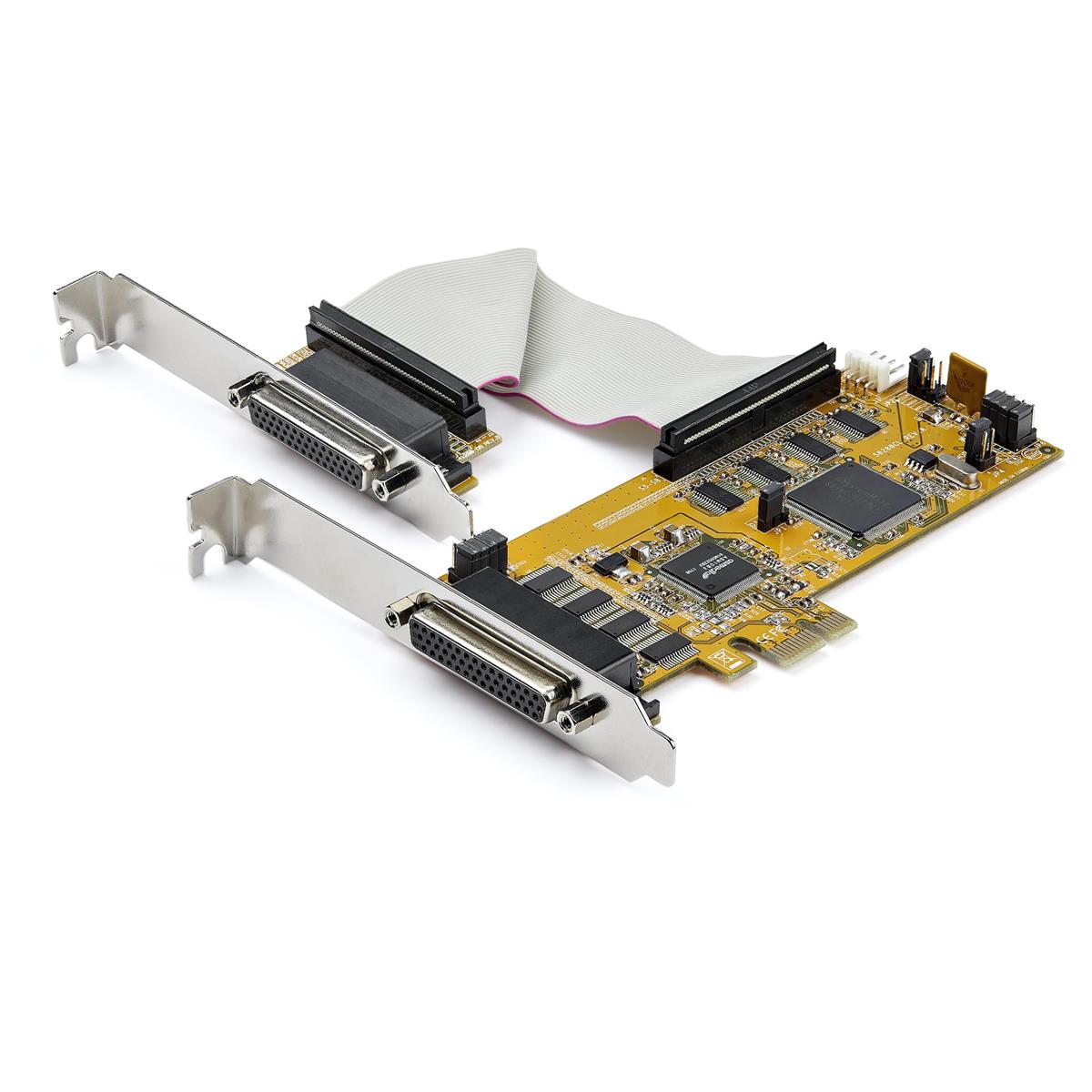 Image of StarTech 8 Port PCI Express Low Profile Serial Adapter Card