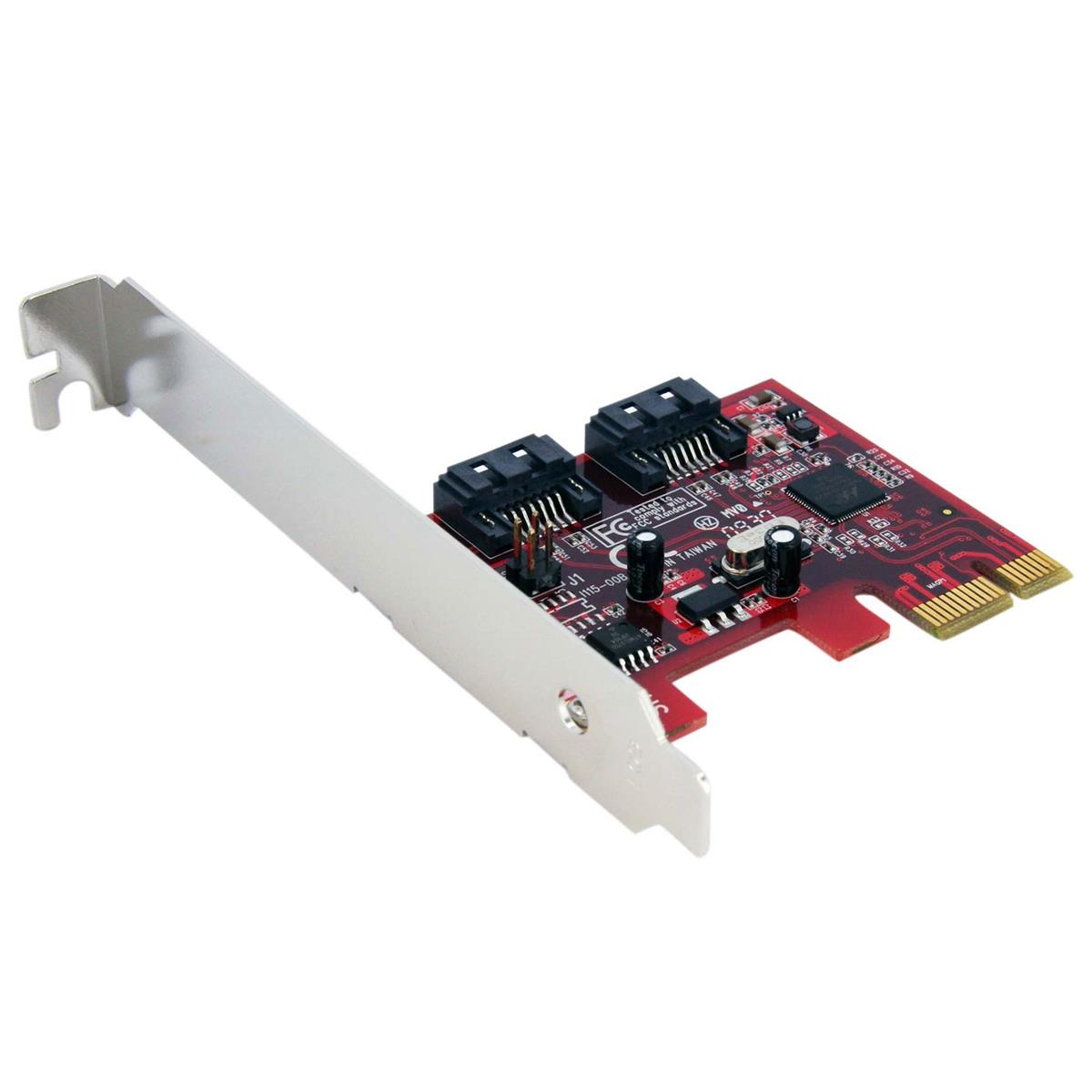Image of StarTech 2 Port SATA 6 Gbps PCI Express SATA Controller Card