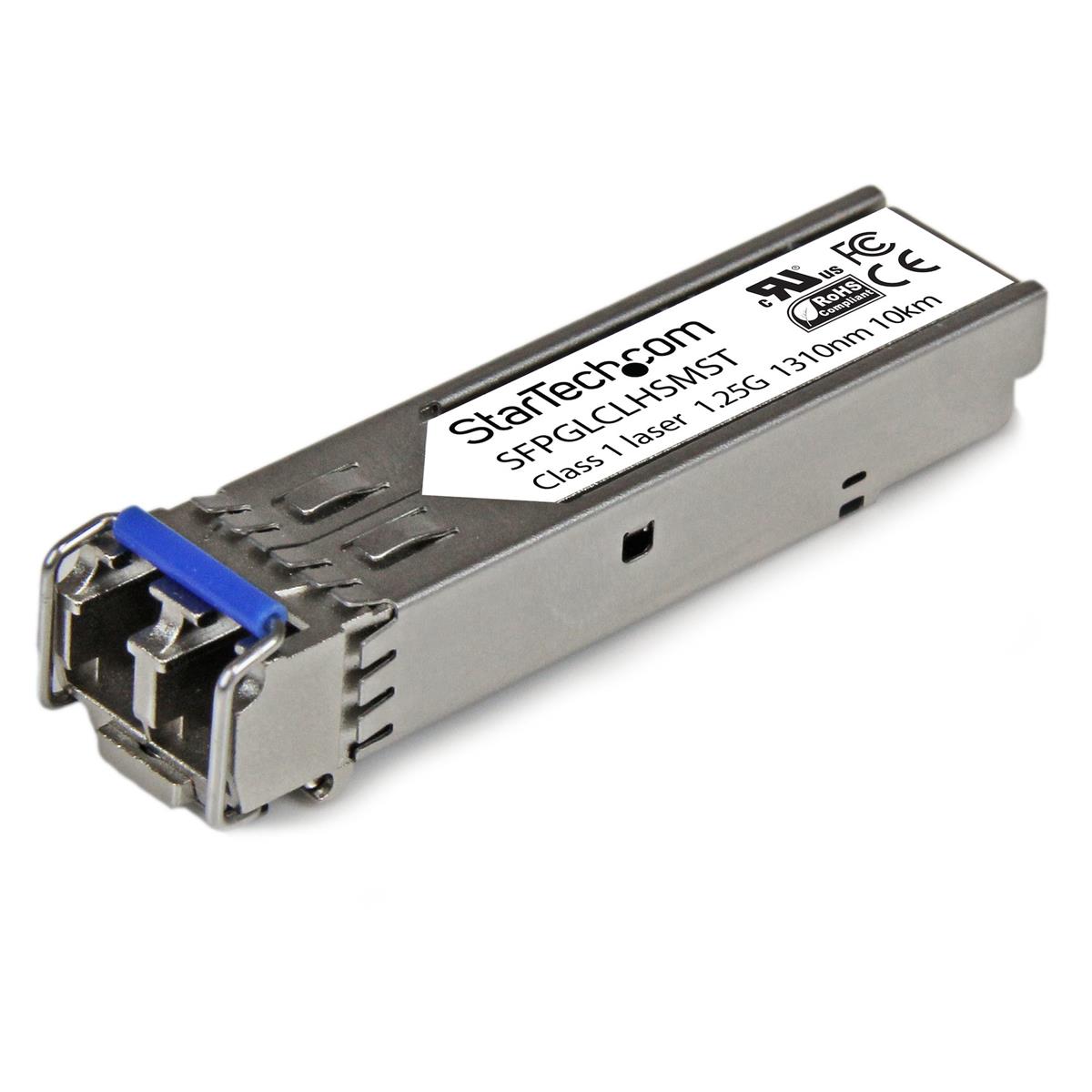 Photos - Switch Startech.com StarTech 10km Cisco Compatible Gigabit Fiber SM/MM LC SFP Transceiver Modu 