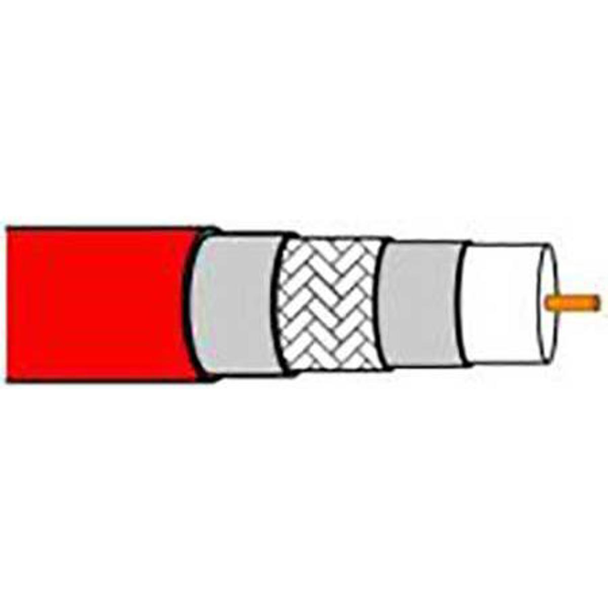 

Securitytronix RG-59 Tri-Shield Headend Cable, Red Jacket