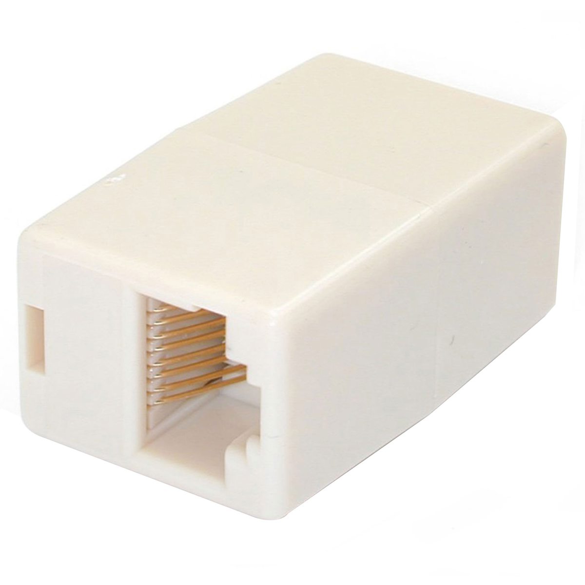 

StarTech Cat5e RJ45 Modular Inline Coupler, Beige