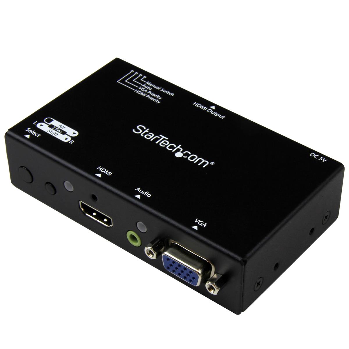 Image of StarTech HDMI + VGA to HDMI Converter Switch