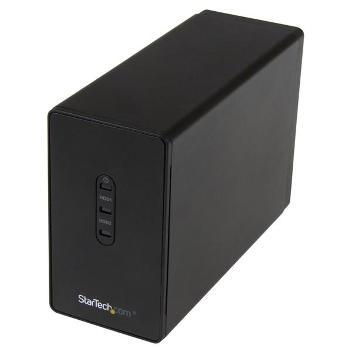 

StarTech 2.5" Dual-Bay USB 3.0 to SATA III 6Gbps Hard Drive Enclosure with RAID
