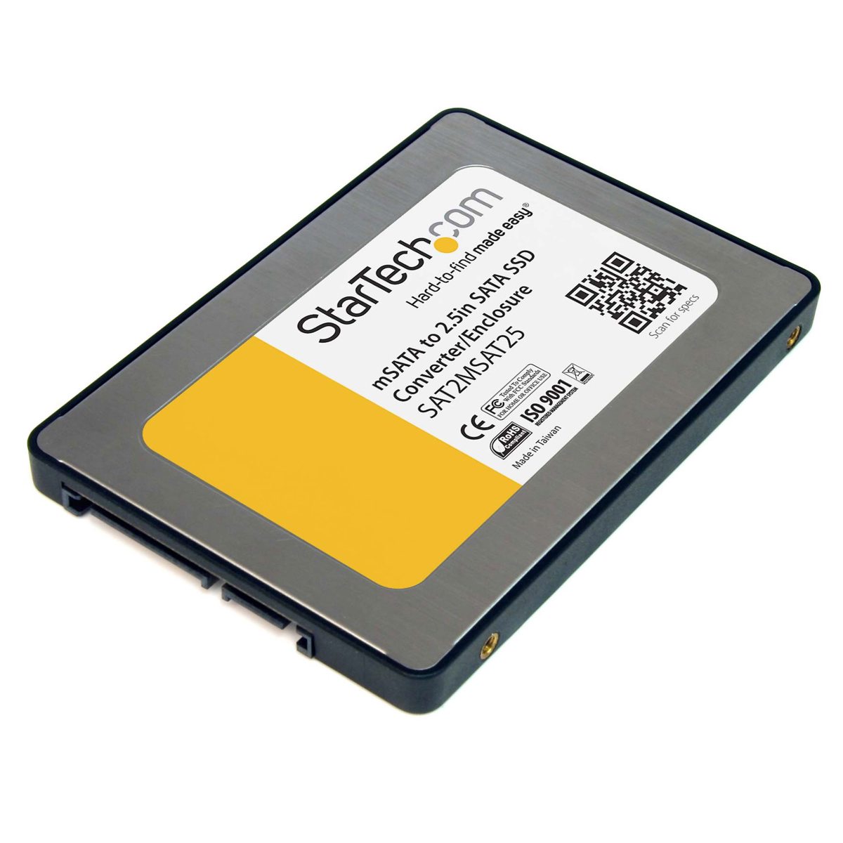 Image of StarTech 2.5&quot; SATA to Mini SATA SSD Adapter Enclosure