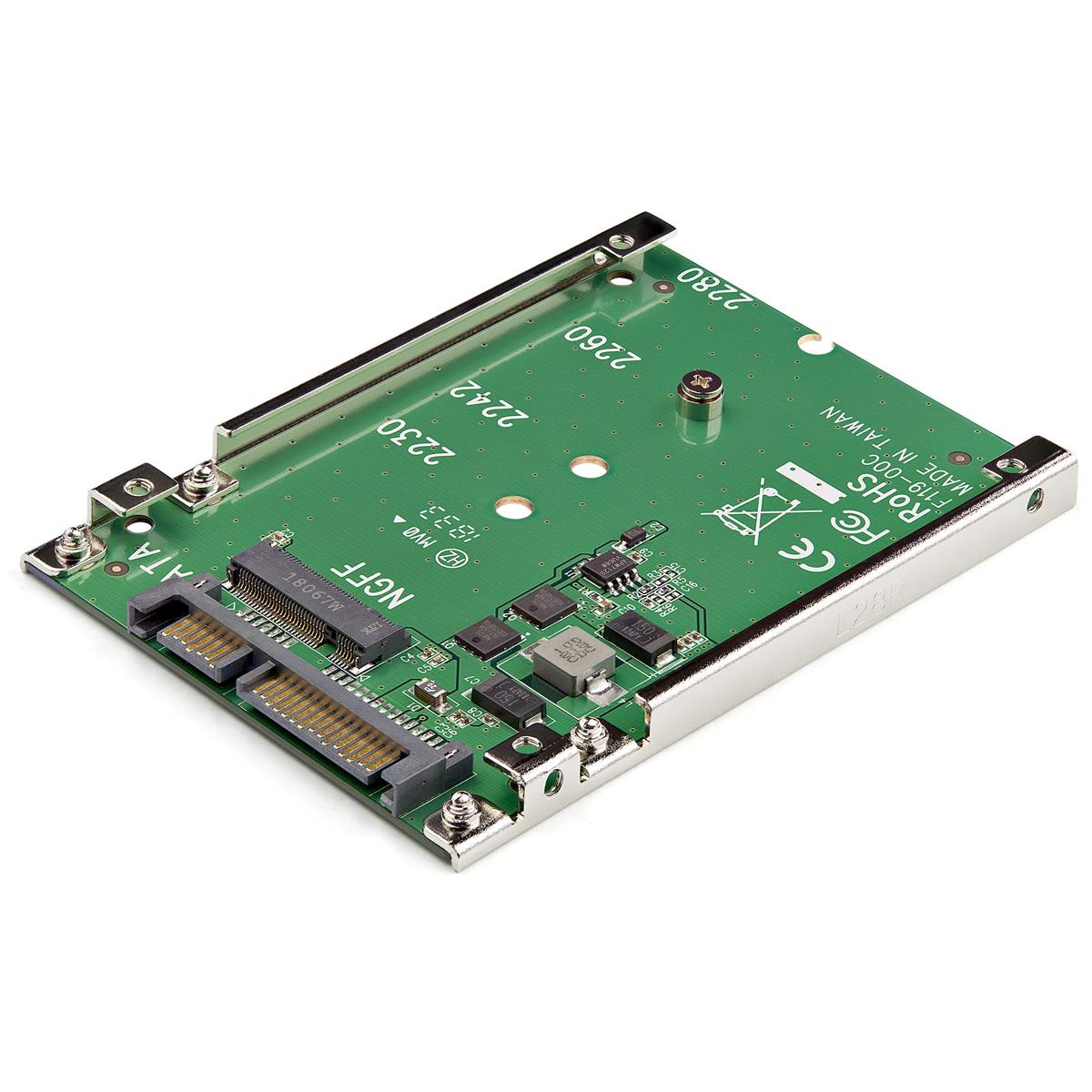 Image of StarTech M.2 NGFF SSD to 2.5&quot; SATA Adapter Converter