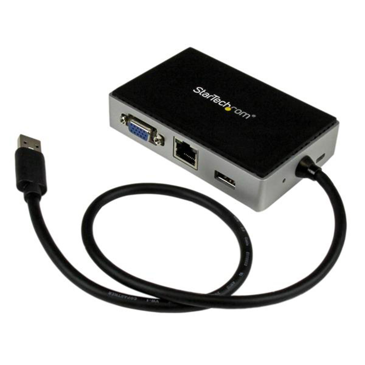 

StarTech USB 3.0 Mini Docking Station, Black/Silver