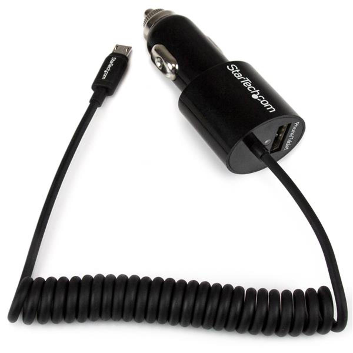 

StarTech 13.8" USB with Built-in Micro-USB Dual-Port Car Charger Cable